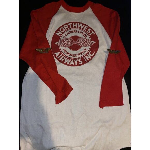 Port & Company Other - Vintage Northwest Airlines U.S. Airmail Express  Size M With Pins